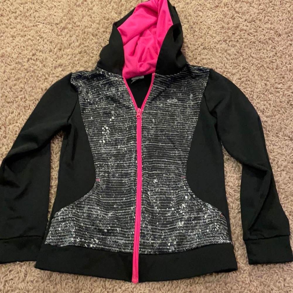 kids champion zip up hoodie